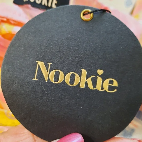 NWT Nookie Pink and Yellow Floral MINI Dress MED - Picture 6 of 10